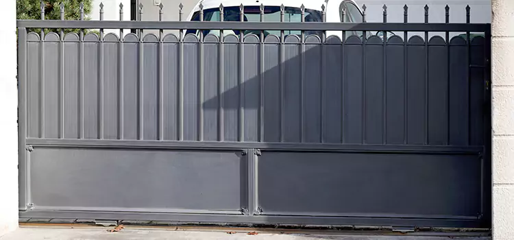 Metal Driveway Gate Installation Woodland