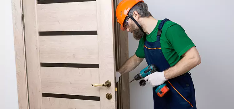 Replace Internal Door Handle with Lock Woodland