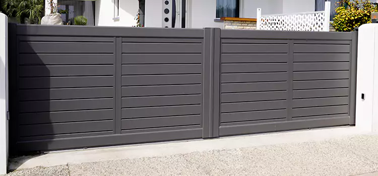 Automatic Gate Fence Woodland